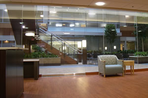Commercial office building cleaning